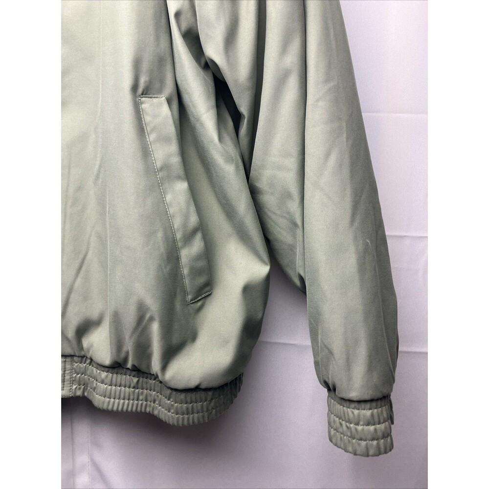 UPS Employee Bomber Jacket Lightweight Size M Green Full Zip Logo Employee XL - Picture 4 of 7